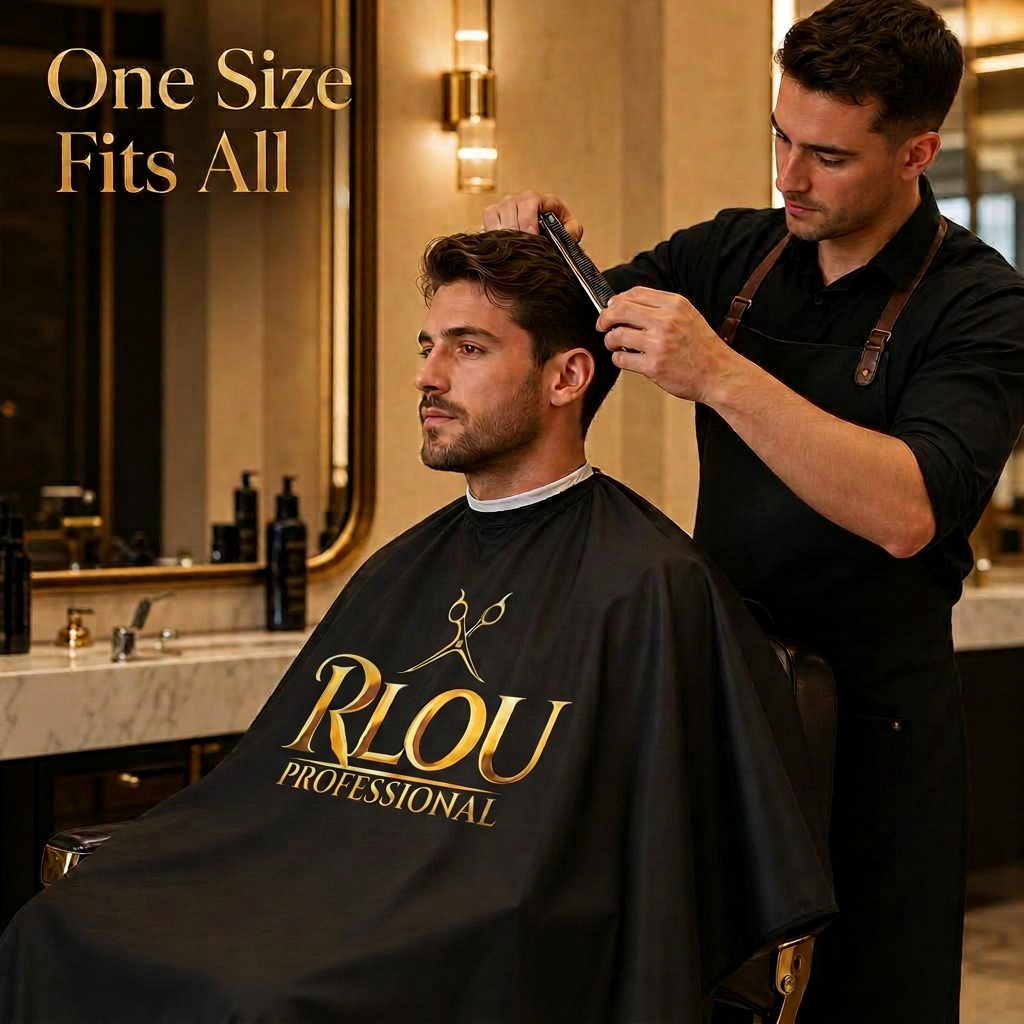 RLou Professional Barber Cape Set
